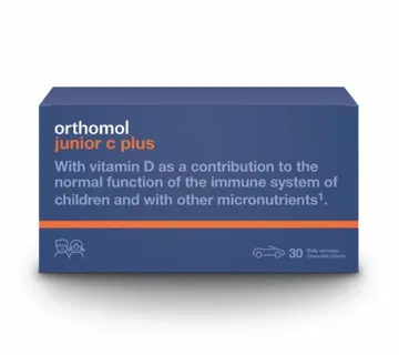ORTHOMOL JUNIOR C PLUS MANDARINA/NARANČA 30 - cover