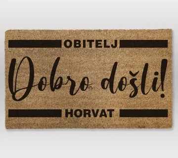Personalizirani otirač dobrodošlice - cover