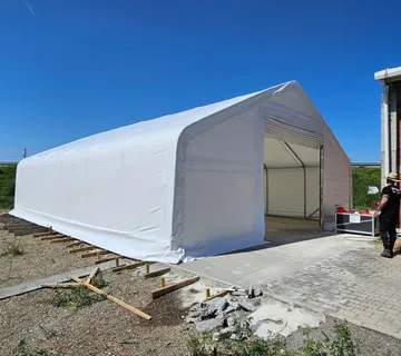 Montažna hala / montažni šator 9.15x20m 4,5m (V) 183m2 091 324 9999 - cover