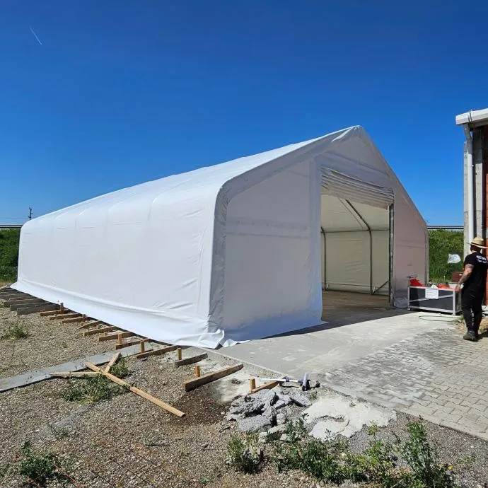 Montažna hala / montažni šator 9.15x20m 4,5m (V) 183m2 091 324 9999 - cover