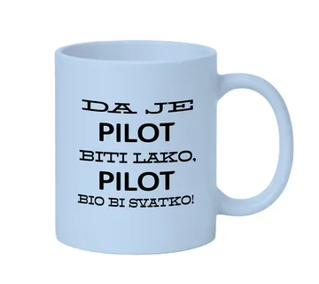 Šalica da je pilot biti lako - cover