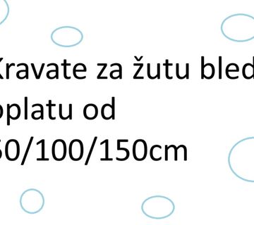 Kravate za žutu bled oplatu od 50/100/150cm - cover