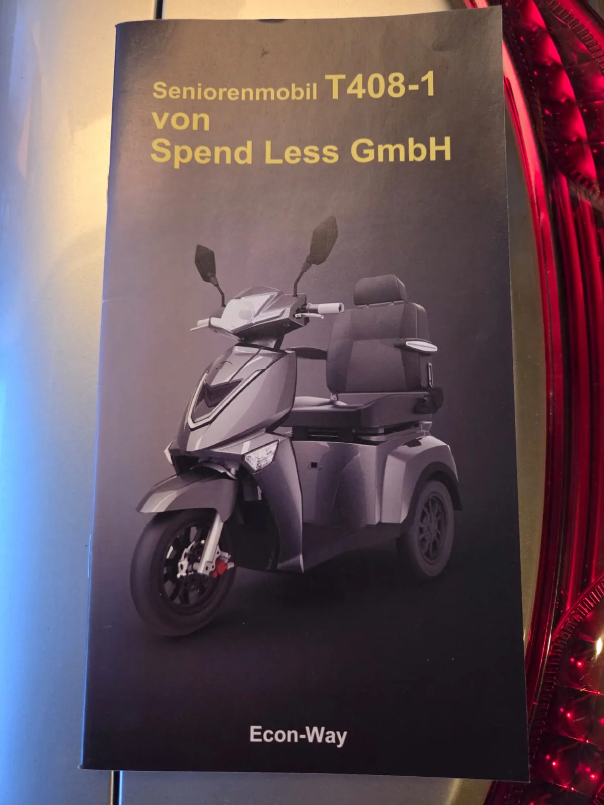 Električni skuter 3 kotača (tricikl) – kao nov, samo 94 km! - cover