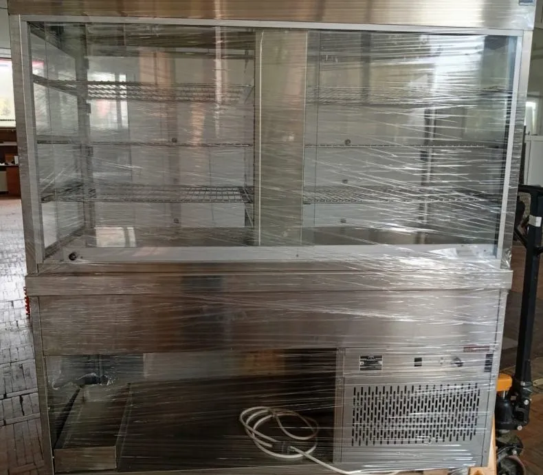 AKCIJA - Rashladna vitrina sa ormarićem BTRS714F od INOX-a - cover