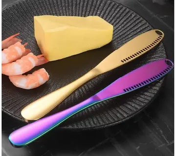 Nož od nehrđajućeg čelika za rezanje maslaca s rupicama - cover