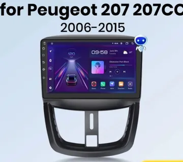 ORIGINAL ANDROID za PEUGEOT 207 2006-2015 multimedija GPS + KAMERA - cover
