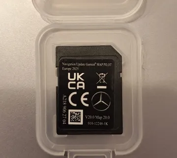 Mercedes Garmin Pilot V20 najnovija navigacijska SD kartica + RADARI - cover