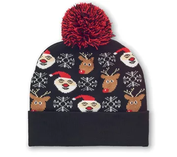 Božićna kapa crna - cover