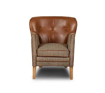 Chesterfield Harris Tweed Elder fotelja - cover