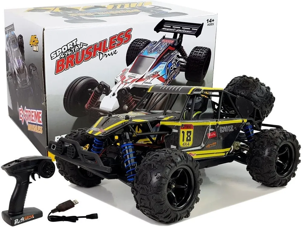 Remote Controlled Off-road Buggy 1:18 Blue ENOZE 9303E 45 km/h - cover