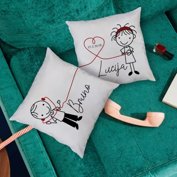 Personalizirani jastučići- Poslušaj moje srce – ZA VOLJENE! - cover