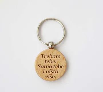 Okrugli privjesak s citatom - cover