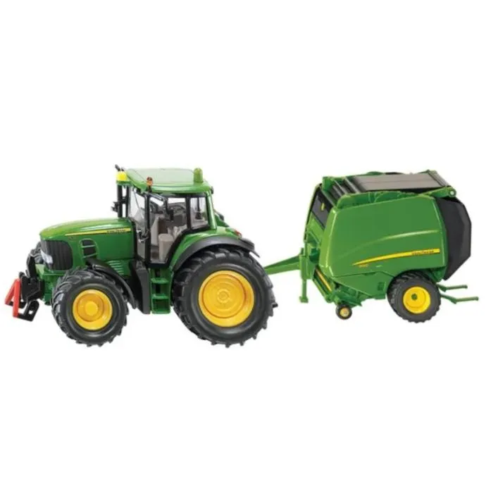 Siku John Deere 6920 sa balirkom za okrugle bale - cover