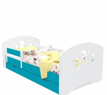 Drveni dječji krevet Design mačka s ladicom – 190*90 - cover