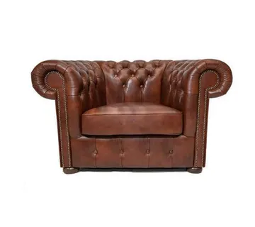 Chesterfield Fotelja Class Leather | 1-sjedište | Cloudy Brown Old - cover