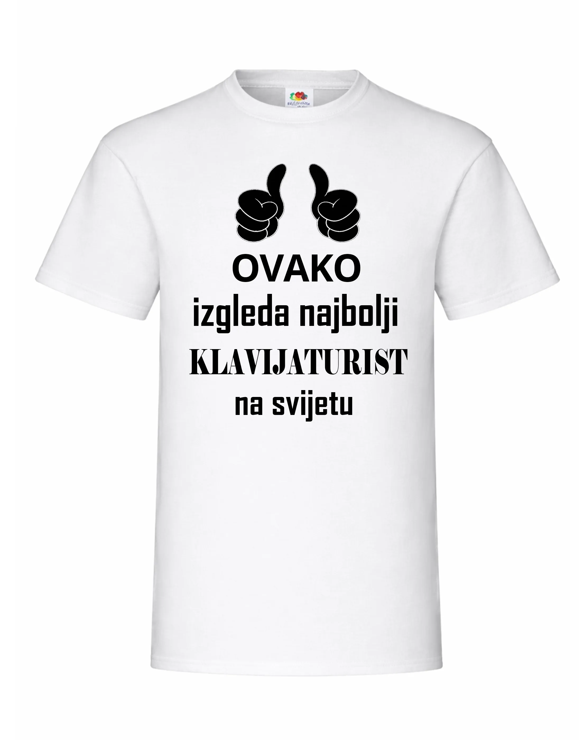 Majica za najboljeg klavijaturistu - cover