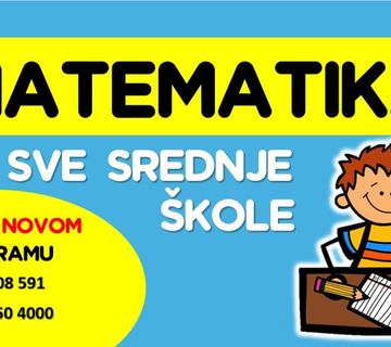 Instrukcije iz MATEMATIKE za sve srednje šk/ POČNITE NA VRIJEME - cover