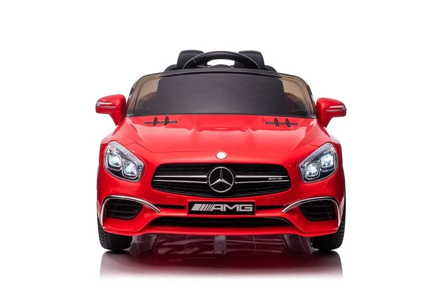 Licencirani auto na akumulator Mercedes SL65 S LCD - crveni/lakirani - cover