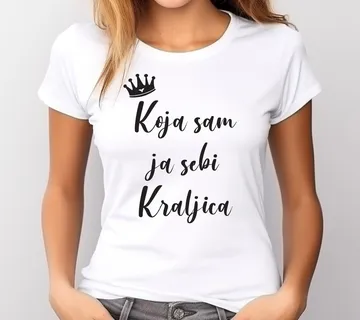 Ženska majica-Kraljica - cover