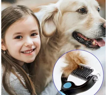 Dvostrana četka za raščešljavanje ljubimaca - cover