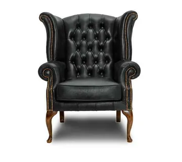 Chesterfield Fotelja Plainwing | 1-sjedište | Matt Black - cover