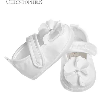 Balerinke za krštenje bijeli saten - cover