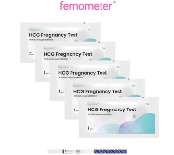 HCG test trakice za trudnoću, Femometer 5 kom. - cover