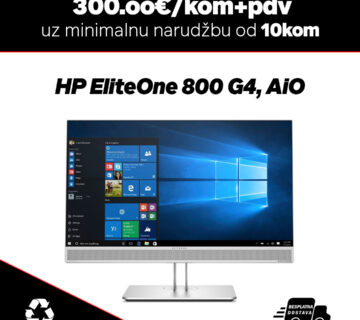 10x HP EliteOne 800 G4, AiO /Touch/ 23,8" /Intel Core i5-8500/8GB DDR4/256GB NVME SSD/webcam/1920x1080 - cover