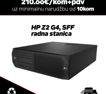 10x HP Z2 G4, SFF radna stanica /Intel Core i5-8500/ 8GB DDR4/ 256GB SSD/ Ati Radeon R7 430 2GB DDR5 - cover