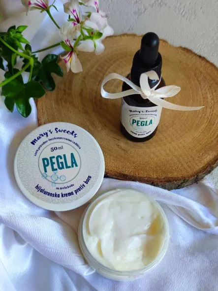 PEGLA - hijaluronska krema protiv bora - cover