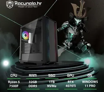 Wolt Strmec BaB gaming računalo HunterKiller R54070T (Ryzen 5 7500F - cover