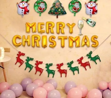 Folijski baloni Merry Christmas - cover