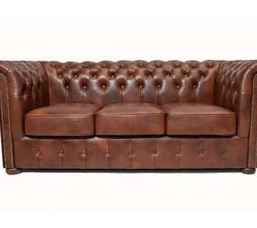 Chesterfield Trosjed Class Leather | 3-sjedišta - cover