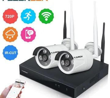 Profesionalni VIDEO NADZOR KOMPLET 2 HD WIFI kamere + SNIMAČ - cover