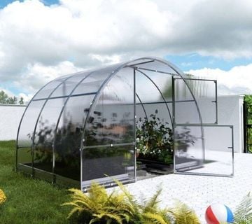 Staklenik KLASIKA EASY - nosivost do 180 kg/m² -širina 3m x duljina 2m - cover