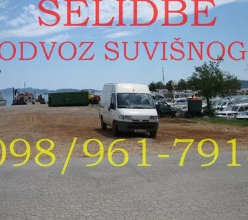 SELIDBE ZADAR, ODVOZ SUVIŠNOG I PRIJEVOZ UNUTAR RH - cover