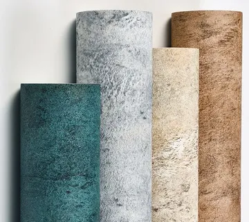 Jednobojna retro zidna tapeta - cover