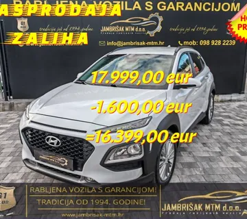 Hyundai Kona 1,6 CRDi ◽NAVI◽LANE ASSIST◽PDC◽KAMERA◽ JAMSTVO 18mj - cover
