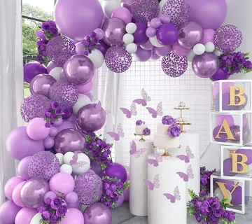 Luk od balona - Violet (145 balona u setu) - cover