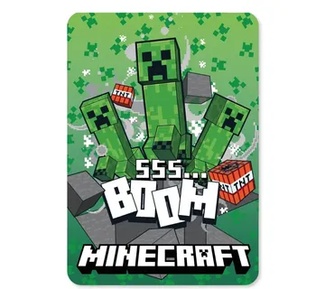 Minecraft ‘SSS Boom’ deka, 100×140 cm - cover