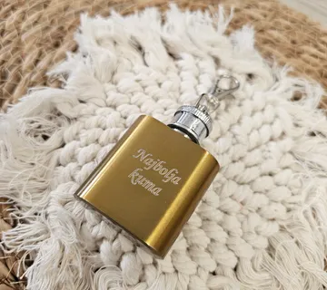 Privjesak pljoska (zlatna) - cover