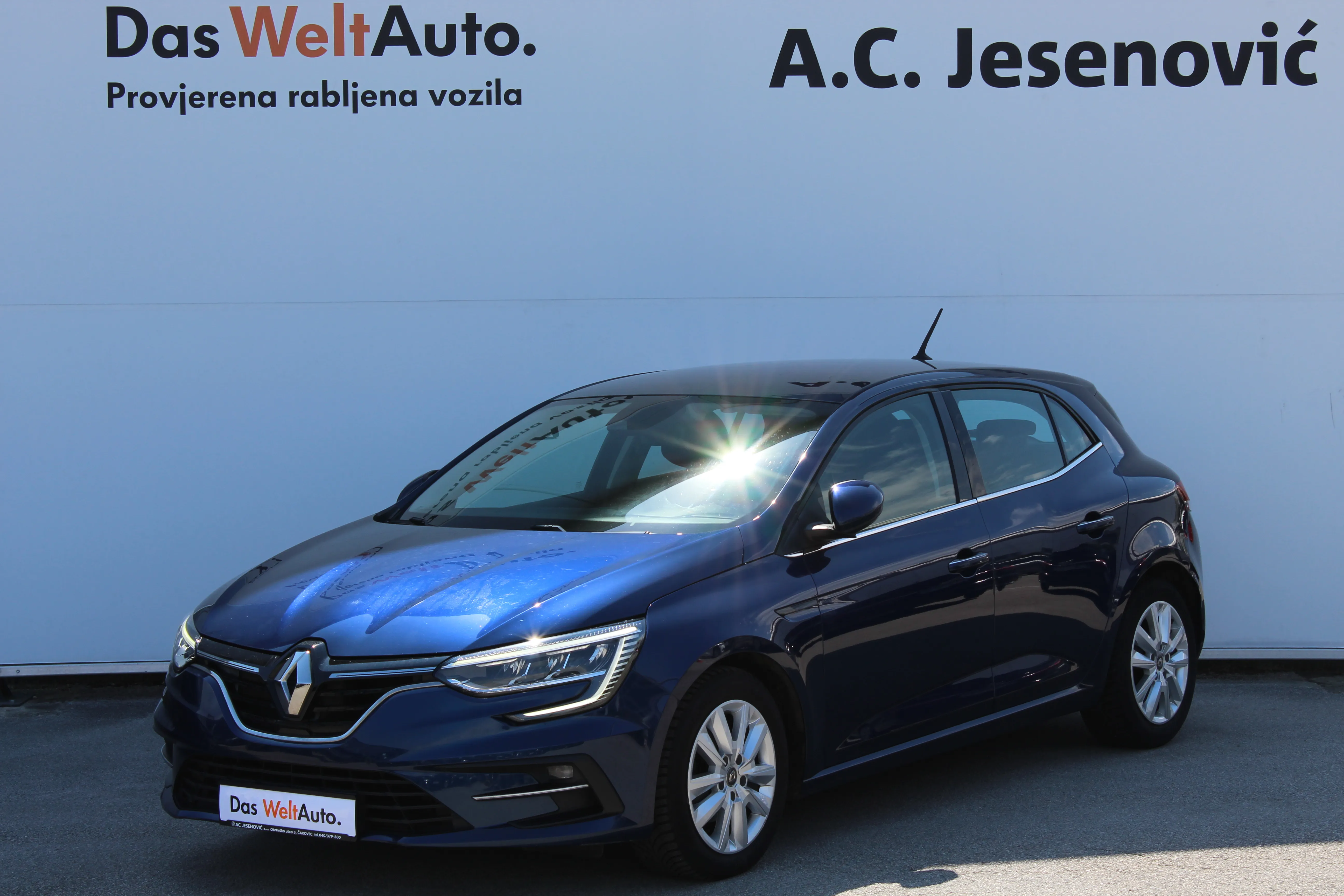 13177 Renault Mégane Berline Blue dCi 115 Edition One - cover
