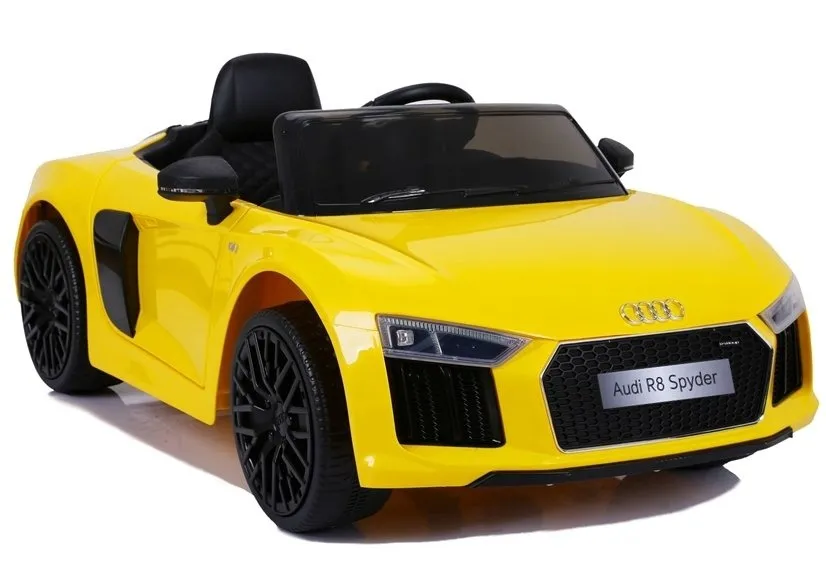 Licencirani auto na akumulator Audi R8 XL – Žuti - cover