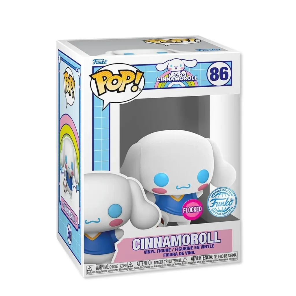 Funko Pop! Sanrio Hello Kitty Cinnamoroll with Soccer Ball Flocked 86 - cover