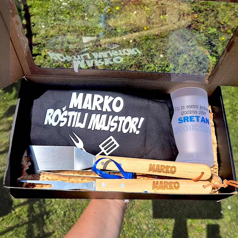 Poklon paket za rođendan “Kralj roštilja” - cover