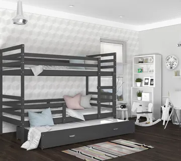 Jacek 3 krevet na kat s dodatnim krevetom – 200×90 - cover