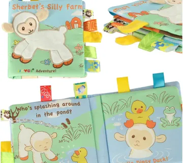 Mekana senzorna knjiga s ovčicama - cover