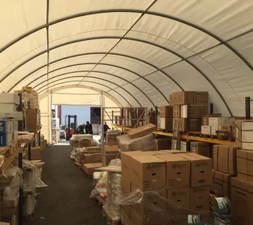 Montažna hala / montažni šator 9.15x20m 4,5m (V) 183m2 DOSTUPNO ODMAH - cover