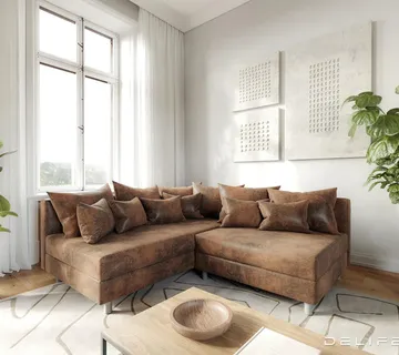 Kutna garnitura Clovis 200x185cm, Materijal: Mikrovelur - cover
