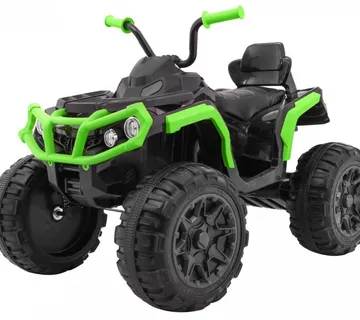 Quad na akumulator  ATV - crno/zeleni - cover